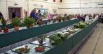 Photo of flowers on display at the Capel-le-Ferne Gardners' Show