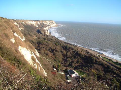 A view of the cliff tops