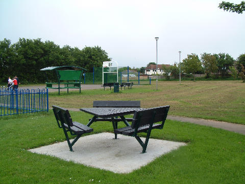 A view of a seating area